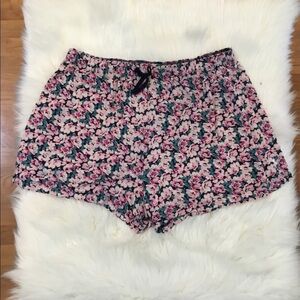 J & B Large floral lounge shorts